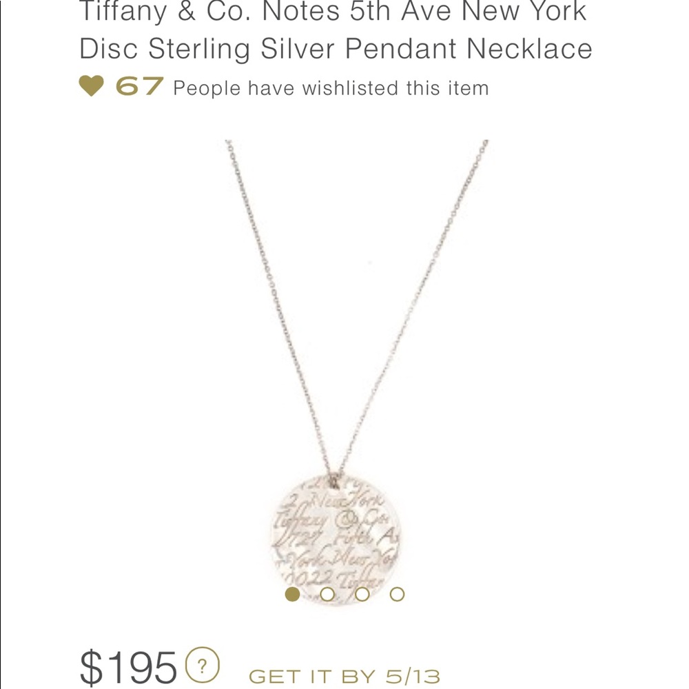 Tiffany necklace • non negotiable • price may drop